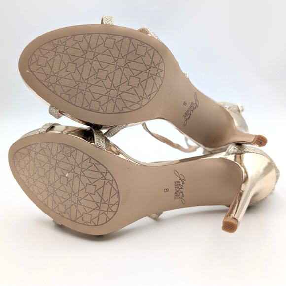 Jewel by Badgley Mischka Galen Strappy Platform Sandals Women's Size US8 EU39 - Picture 8 of 9